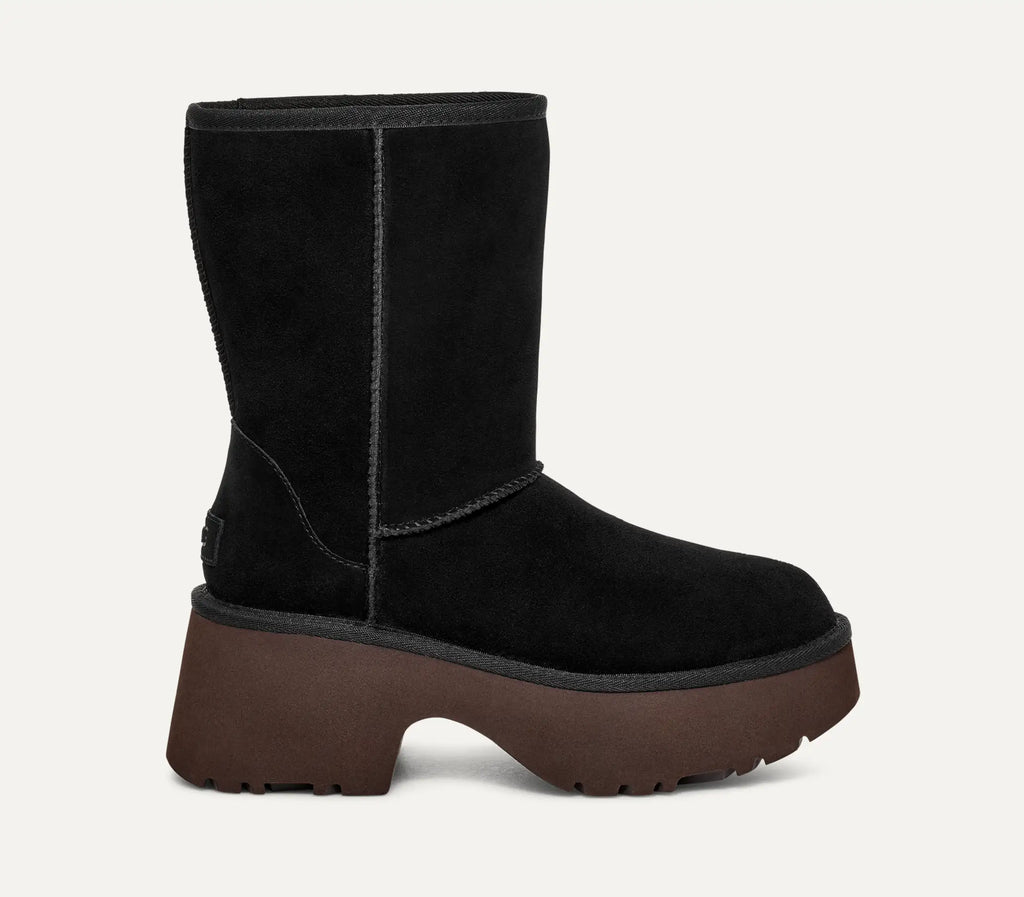 [1158310-BLK] WOMENS UGG CLASSIC SHORT NEW HEIGHTS BOOT