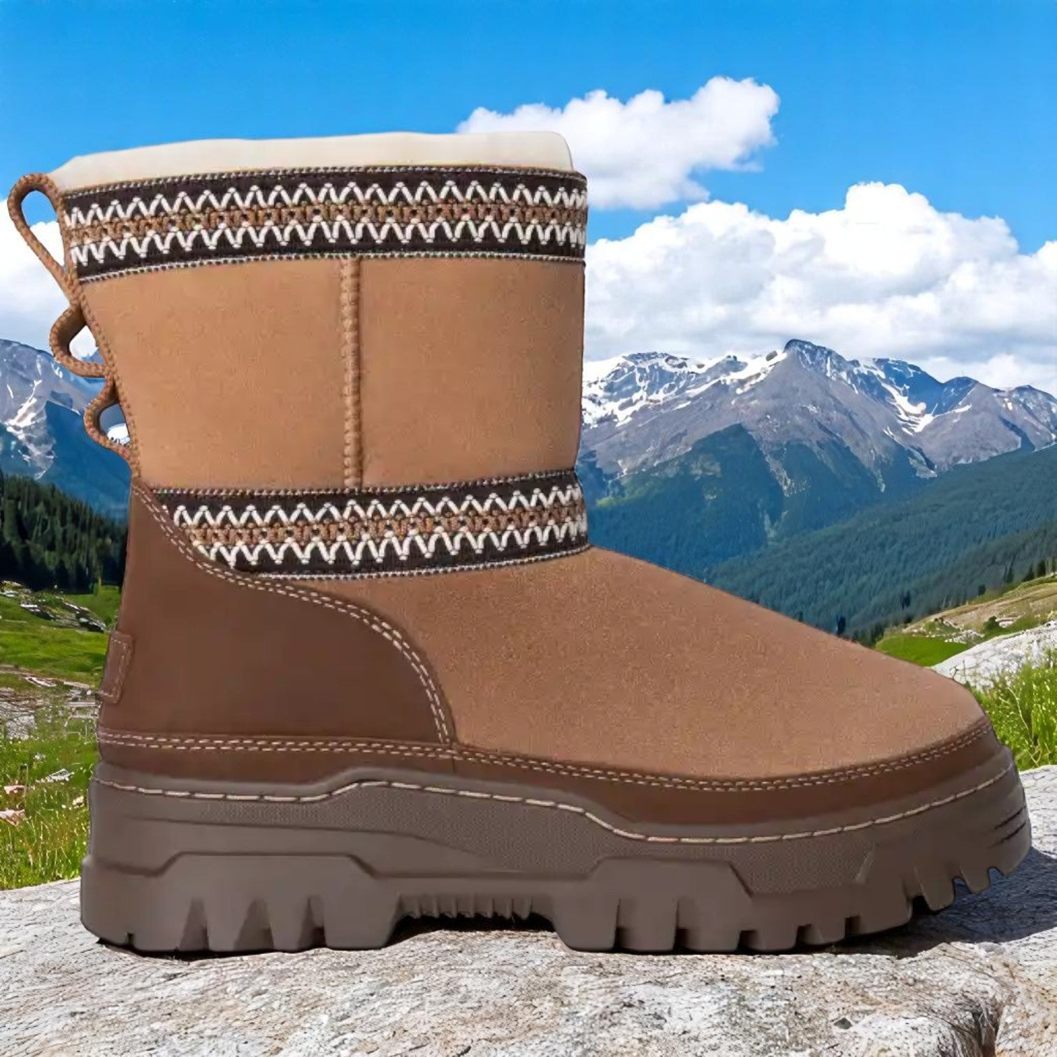 [1158322-CHE] WOMENS UGG CLASSIC MINI TRAILGLAZER