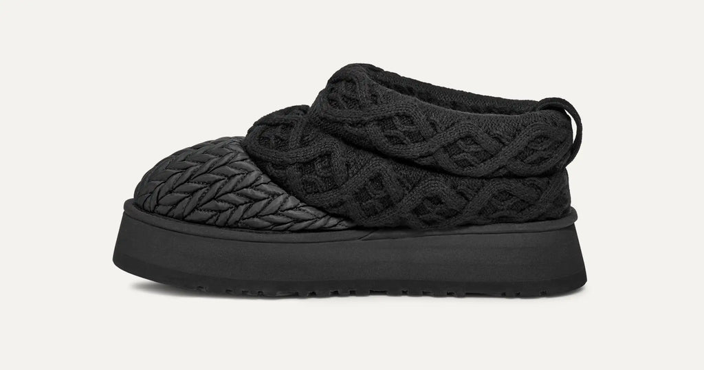 [1158330-BLK] WOMENS UGG TAZZ VILLA KNIT