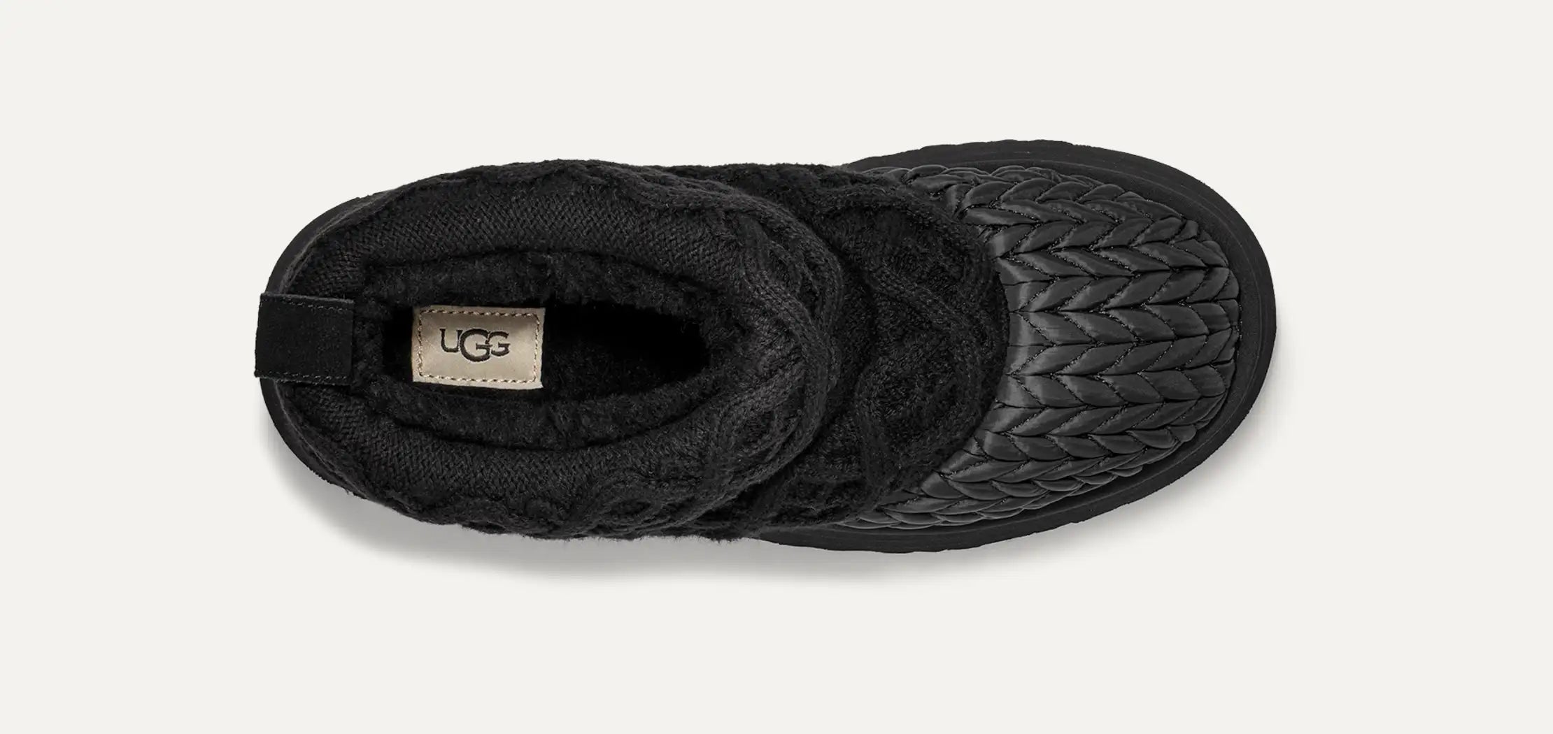 [1158330-BLK] WOMENS UGG TAZZ VILLA KNIT