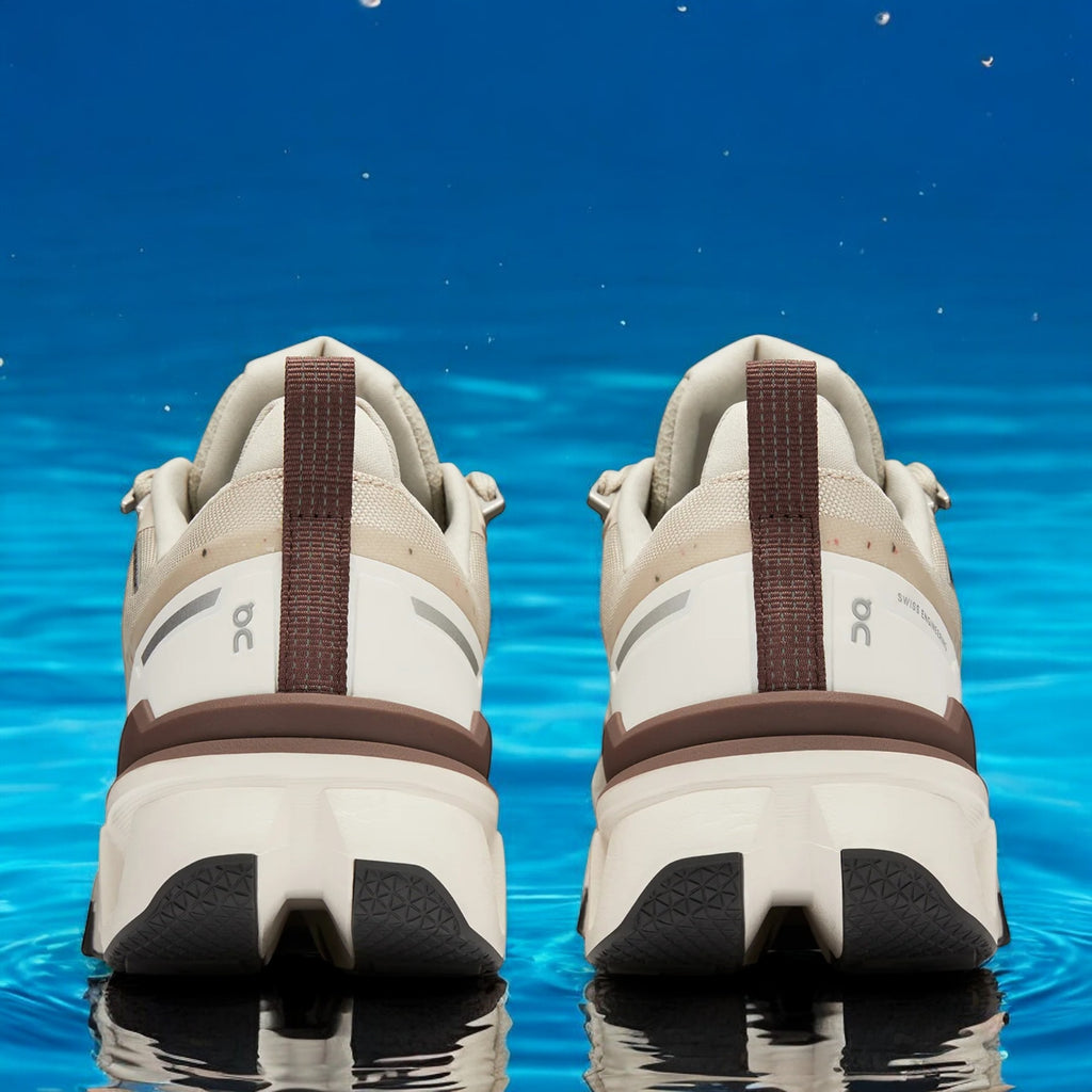 [73.98055] Womens On RUNNING CLOUNDWANDER WATERPROOF 'SAND IVORY'