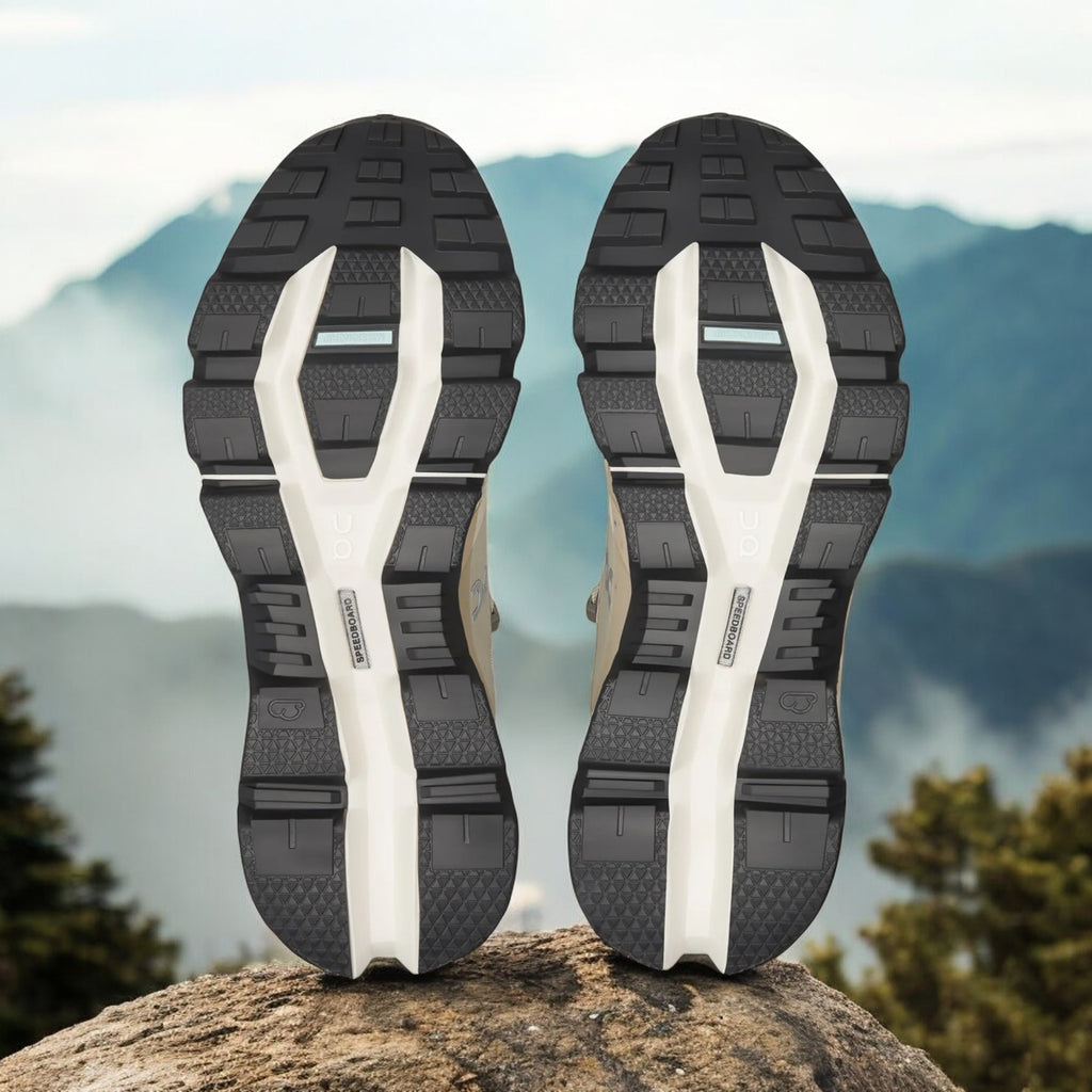 [73.98055] Womens On RUNNING CLOUNDWANDER WATERPROOF 'SAND IVORY'