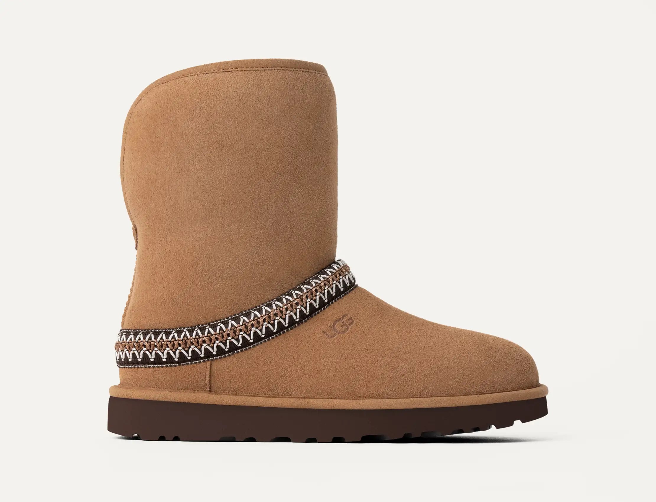 [1161770-CHE] WOMENS UGG CLASSIC SHORT CRESCENT BOOT