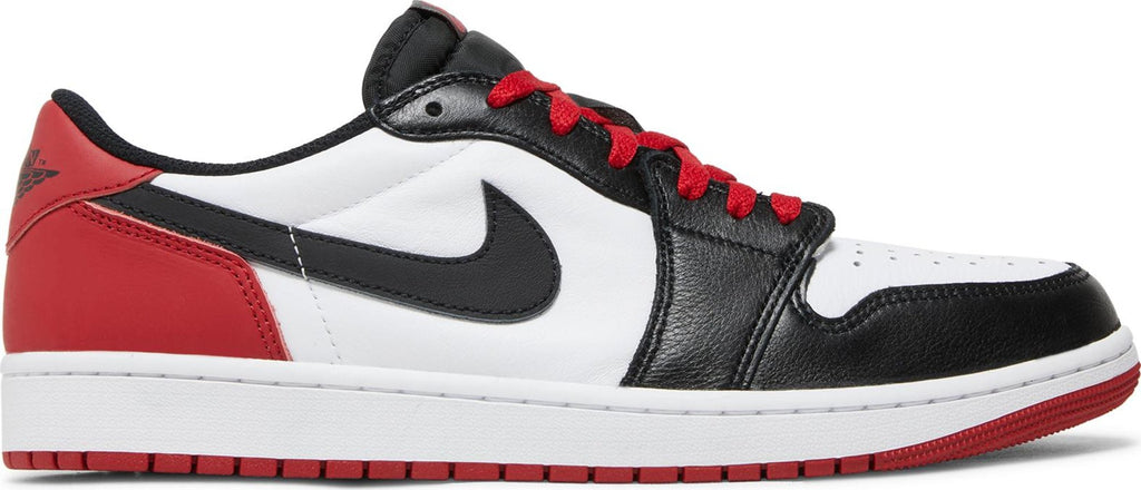 [CZ0790-106] Mens Air Jordan RETRO 1 LOW OG 'BLACK TOE'