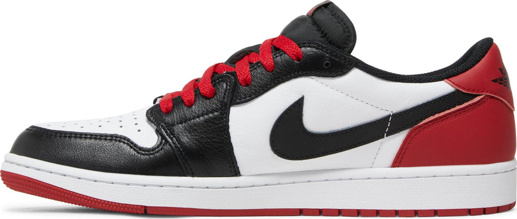 [CZ0790-106] Mens Air Jordan RETRO 1 LOW OG 'BLACK TOE'