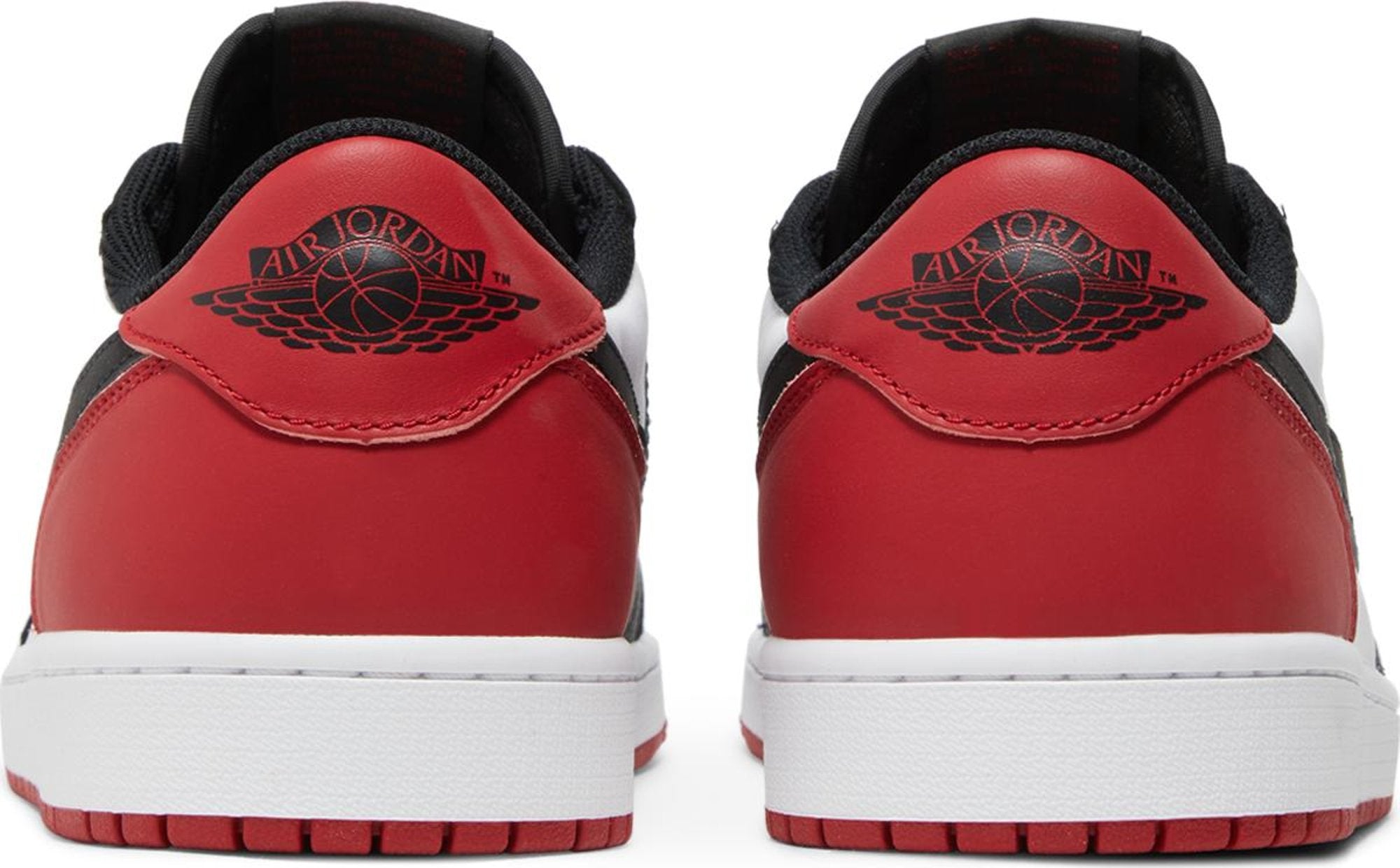 [CZ0790-106] Mens Air Jordan RETRO 1 LOW OG 'BLACK TOE'