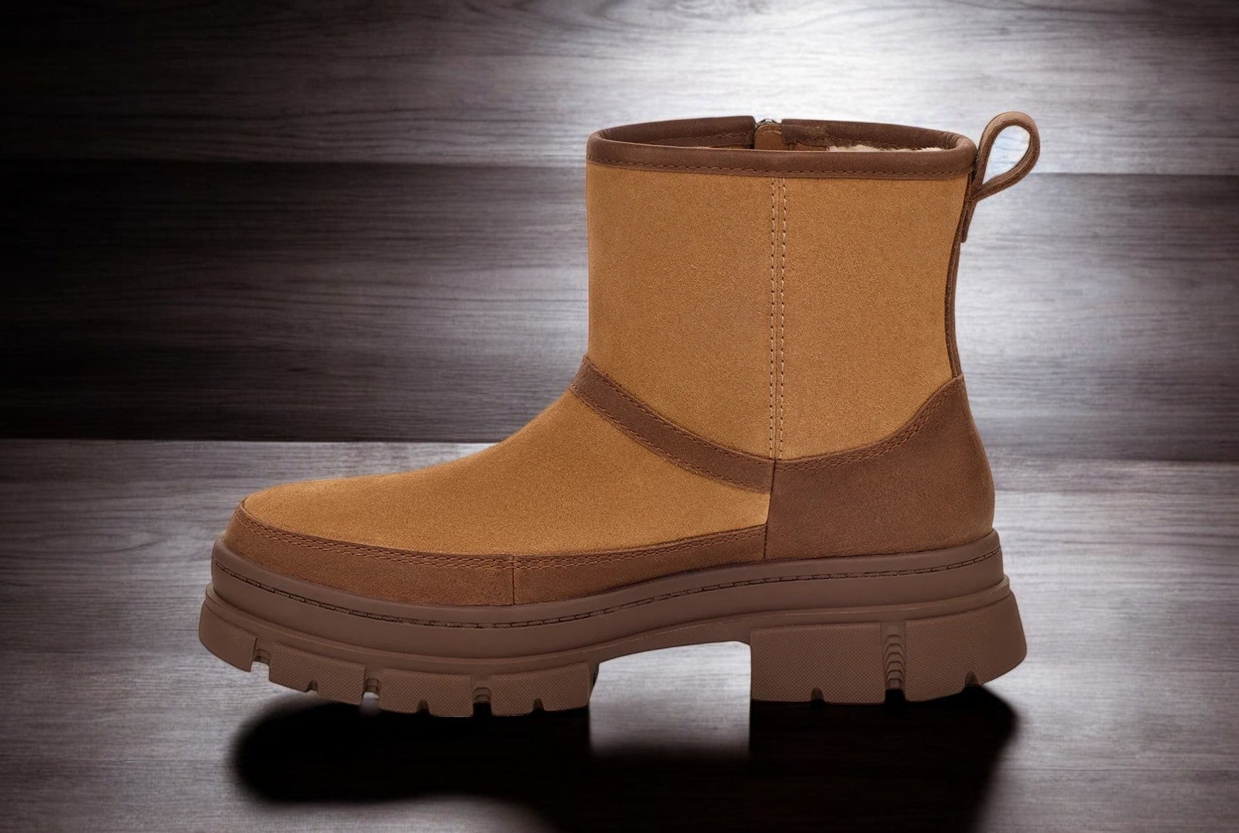 [1164890-CHE] WOMENS UGG ASHTON ZIP BOOT 'CHESTNUT'