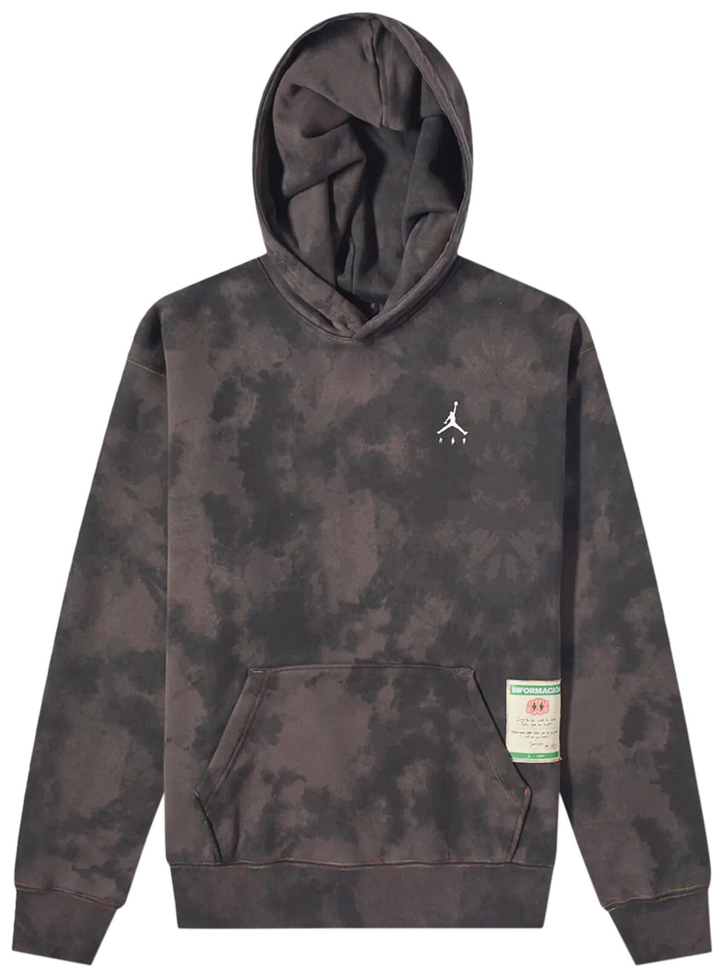 [DR2958-029] MENS AIR JORDAN X J BALVIN FLEECE HOODIE 'FLAT PEWTER'