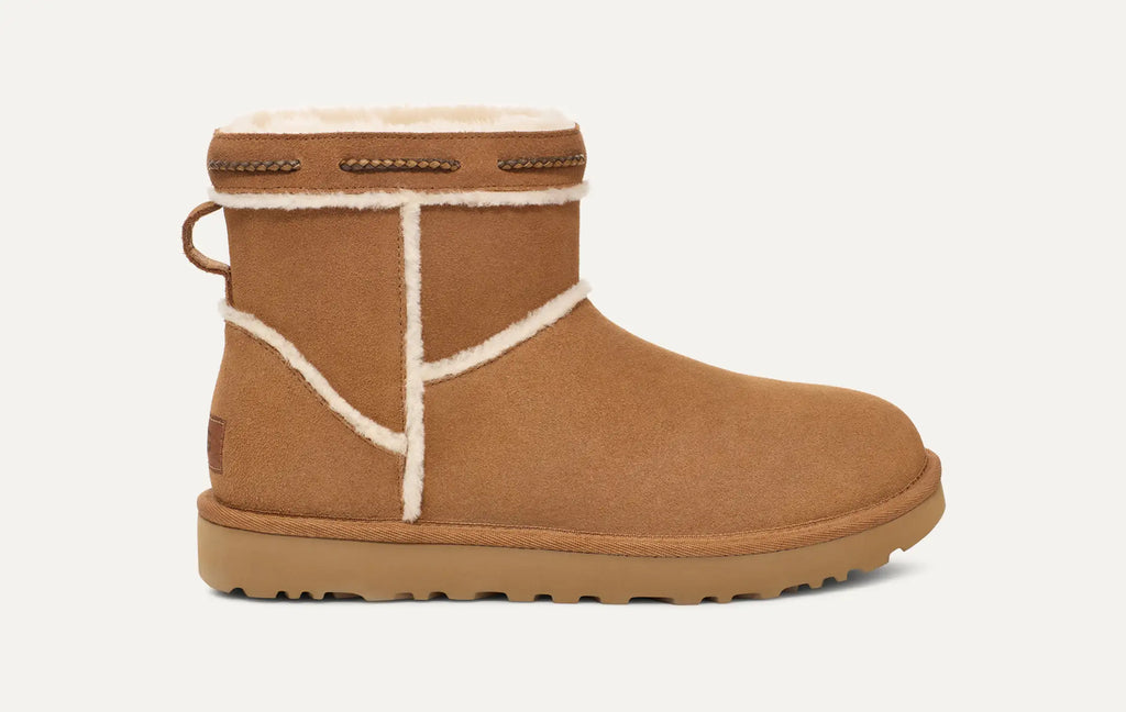 [1166751-CHE] WOMENS UGG CLASSIC MINI SHEARLING BRAID