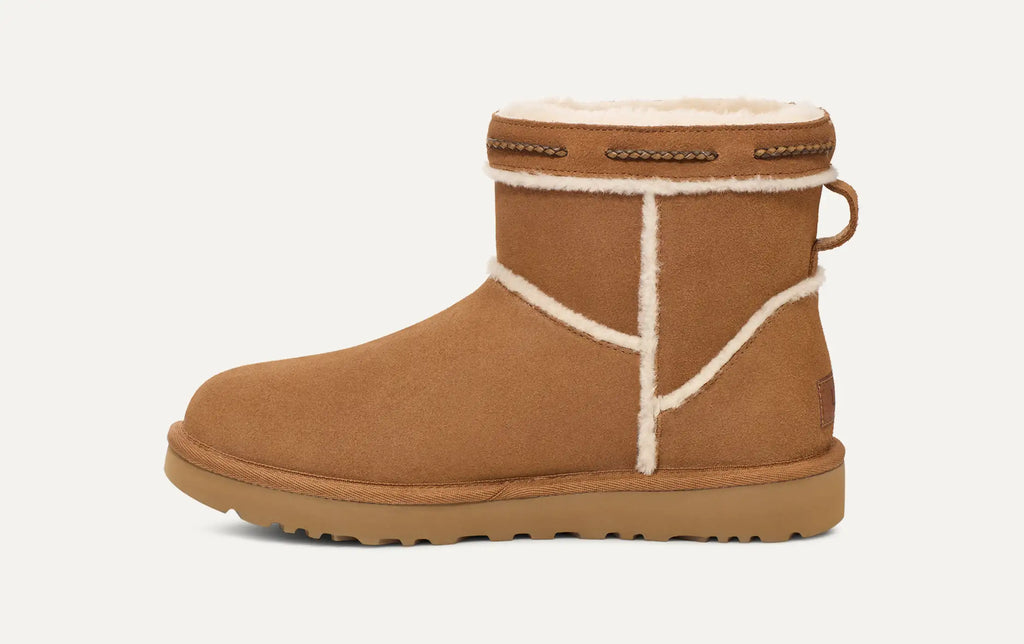 [1166751-CHE] WOMENS UGG CLASSIC MINI SHEARLING BRAID