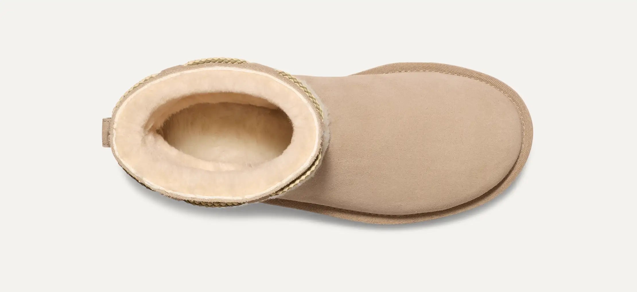 [1166751-DUNE] WOMENS UGG CLASSIC MINI SHEARLING BRAID