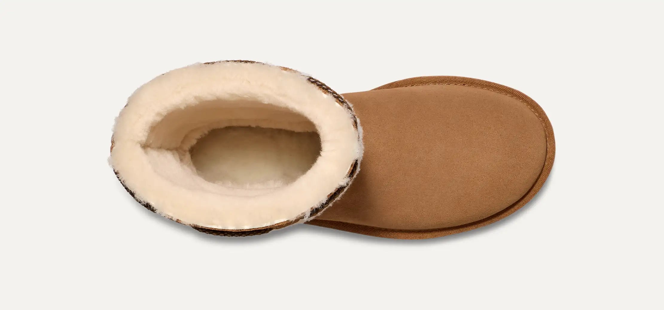 [1166752-CHE] WOMENS UGG CLASSIC SHORT SHEARLING BRAID