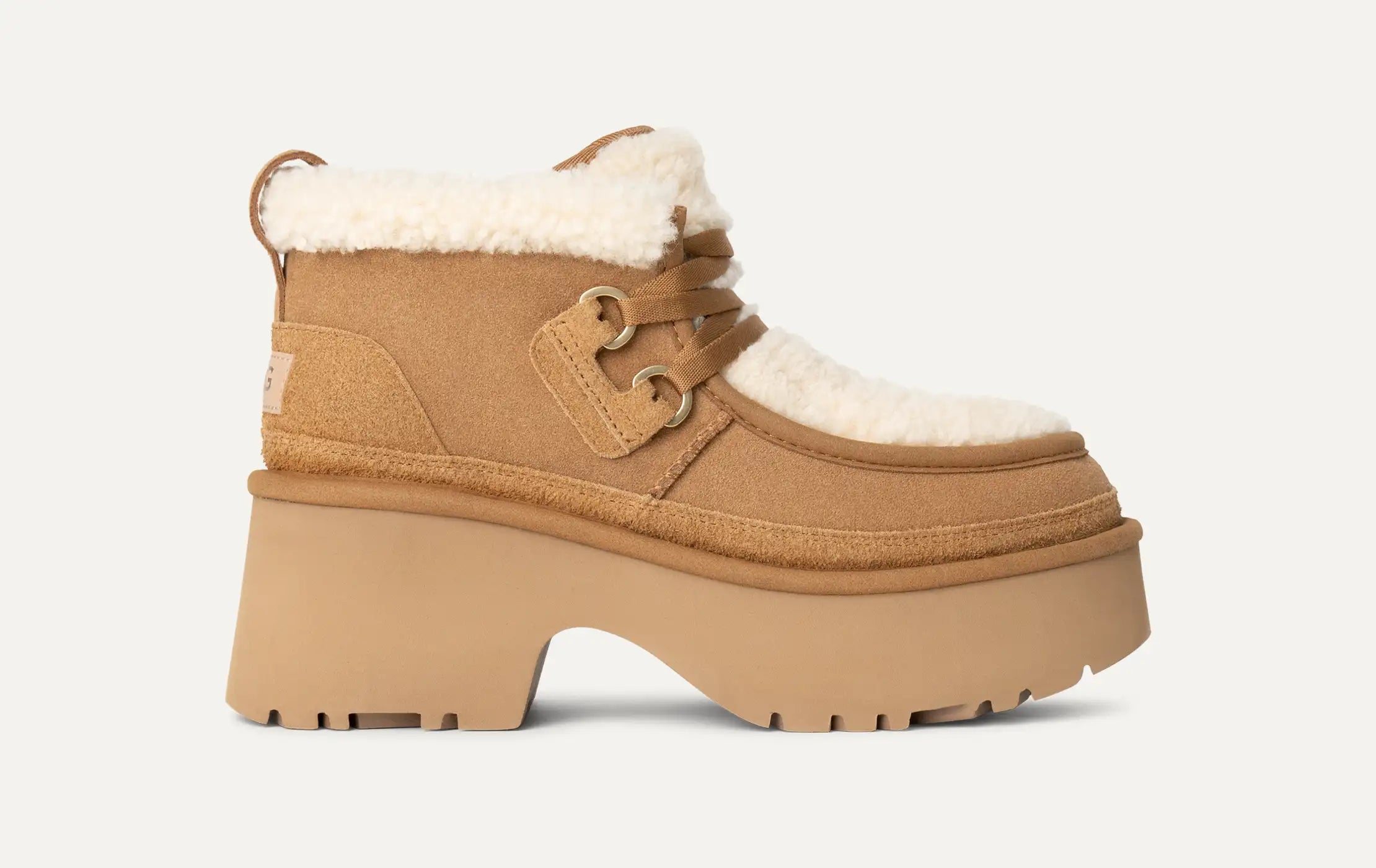 [1167772-CHE] WOMENS UGG CLASSIC NEW HEIGHTS LACE UP