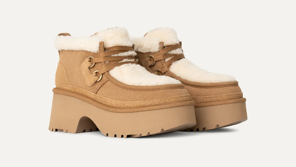 [1167772-CHE] WOMENS UGG CLASSIC NEW HEIGHTS LACE UP