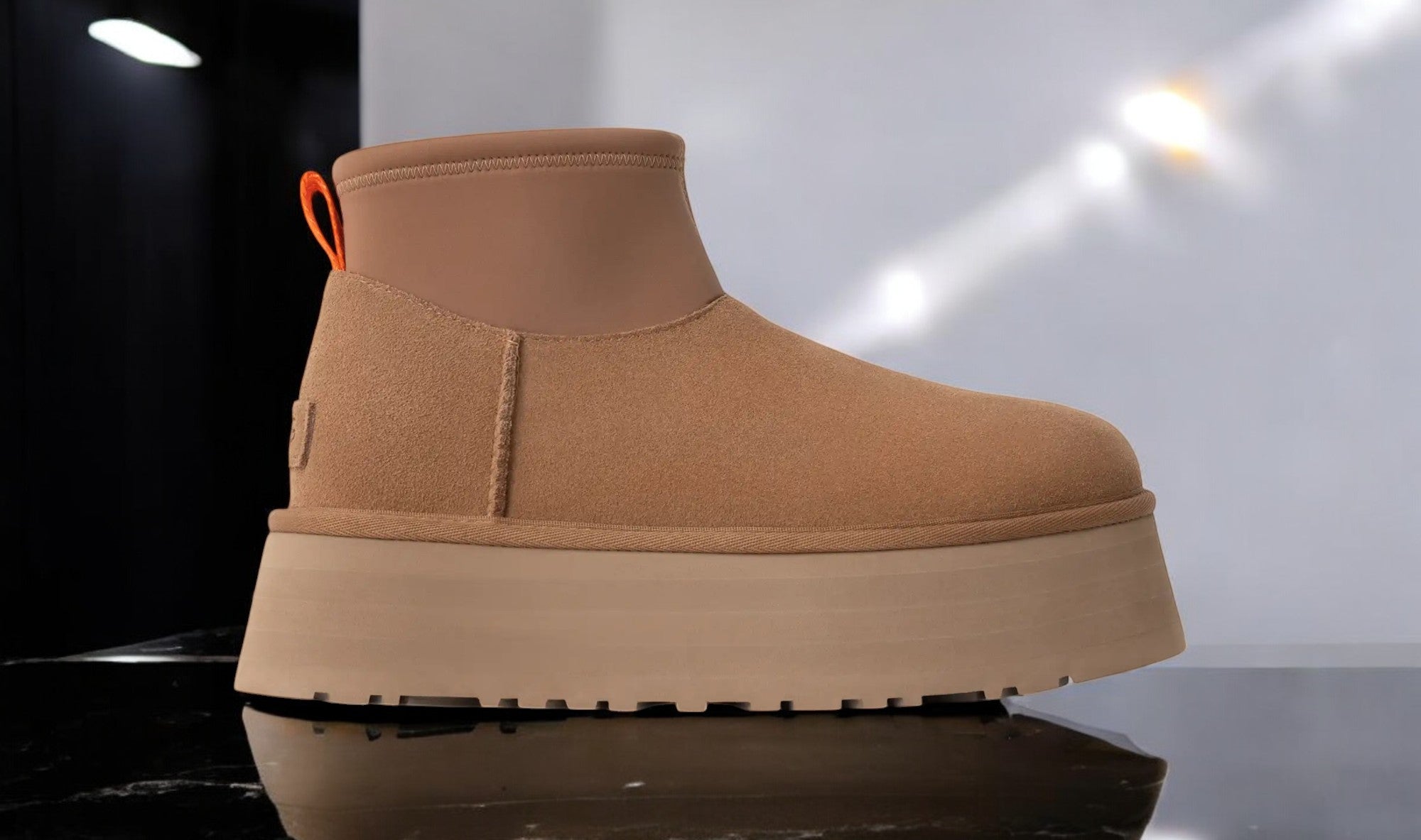 [1168170-CHE] WOMENS UGG CLASSIC MINI DIPPER BOOT 'CHESTNUT'