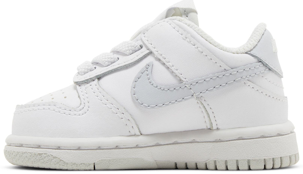 [DH9761-102] TODDLERS NIKE DUNK LOW 'WHITE PURE PLATINUM'