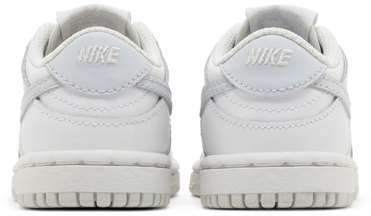 [DH9761-102] TODDLERS NIKE DUNK LOW 'WHITE PURE PLATINUM'