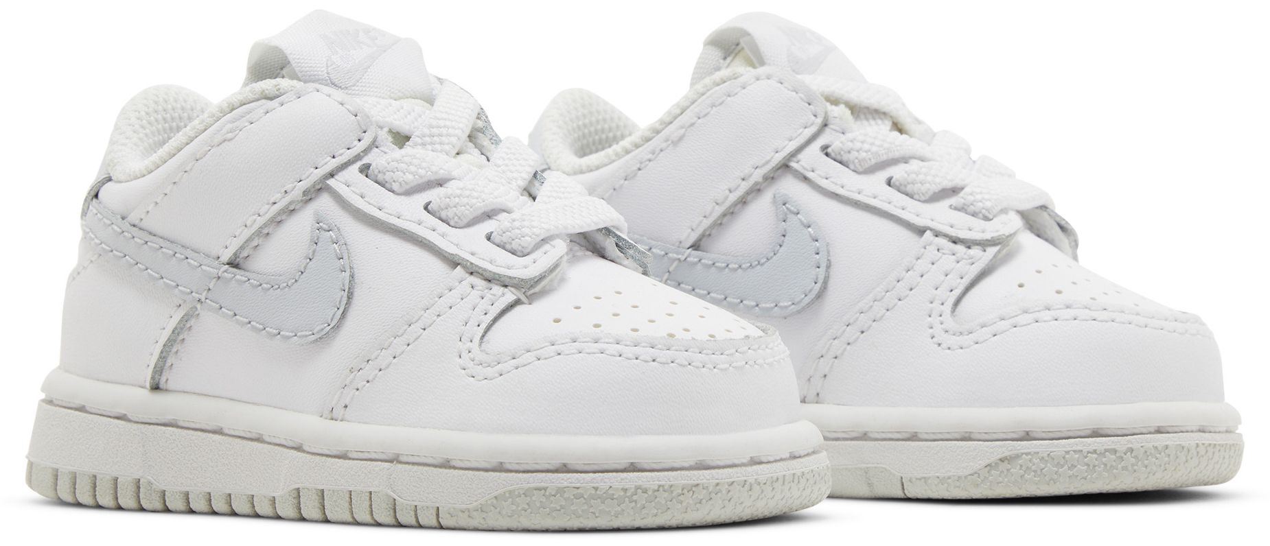 [DH9761-102] TODDLERS NIKE DUNK LOW 'WHITE PURE PLATINUM'