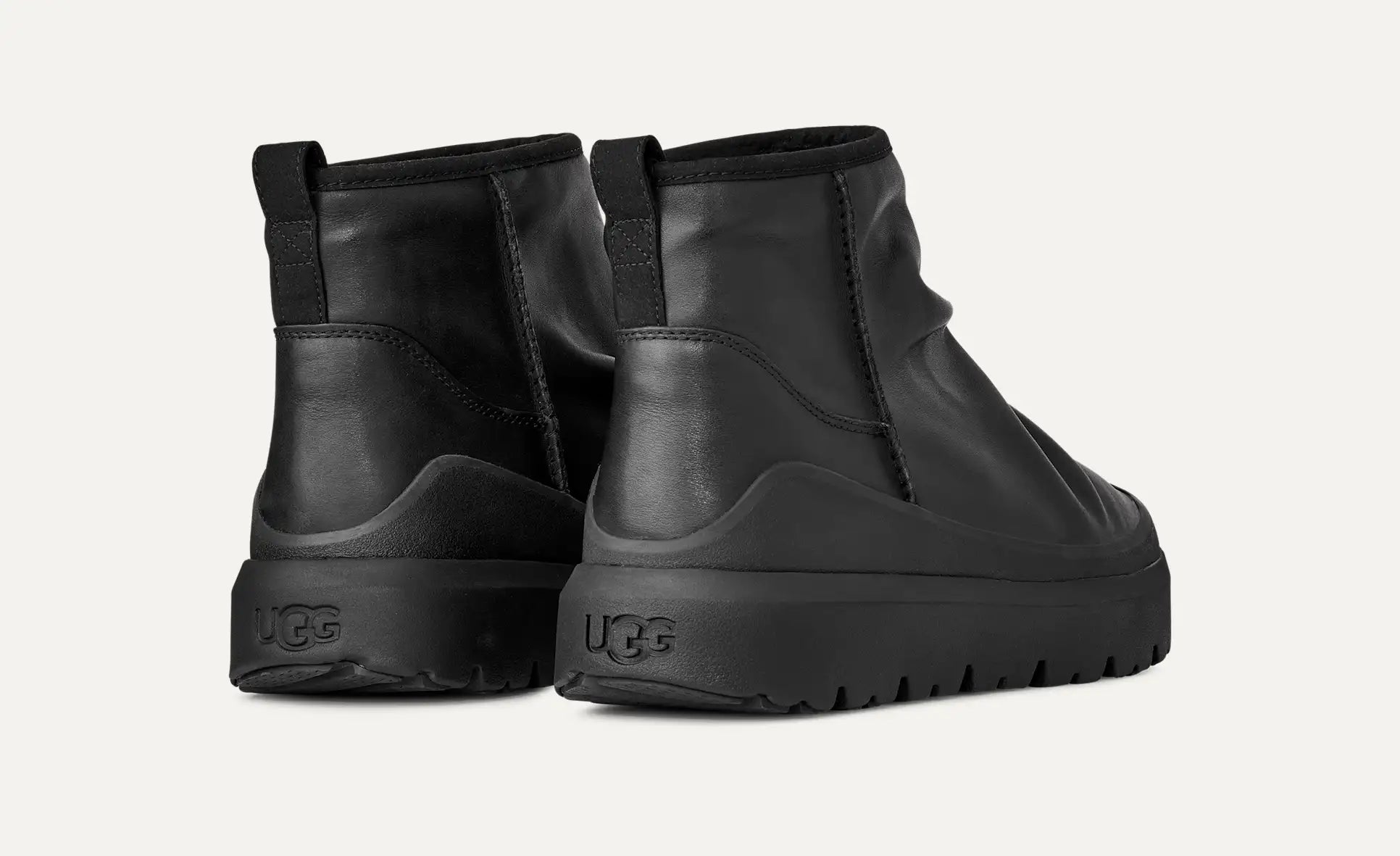 [1171118-BLK] MENS UGG HERITAGE UTILITY MINI NOIR BOOT - BLACK