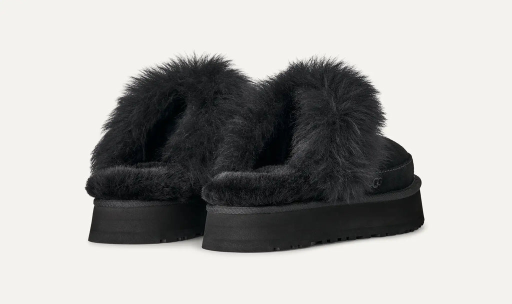 [1173930-BLK] WOMENS UGG DISQUETTE CHALET SLIPPER 'BLACK'