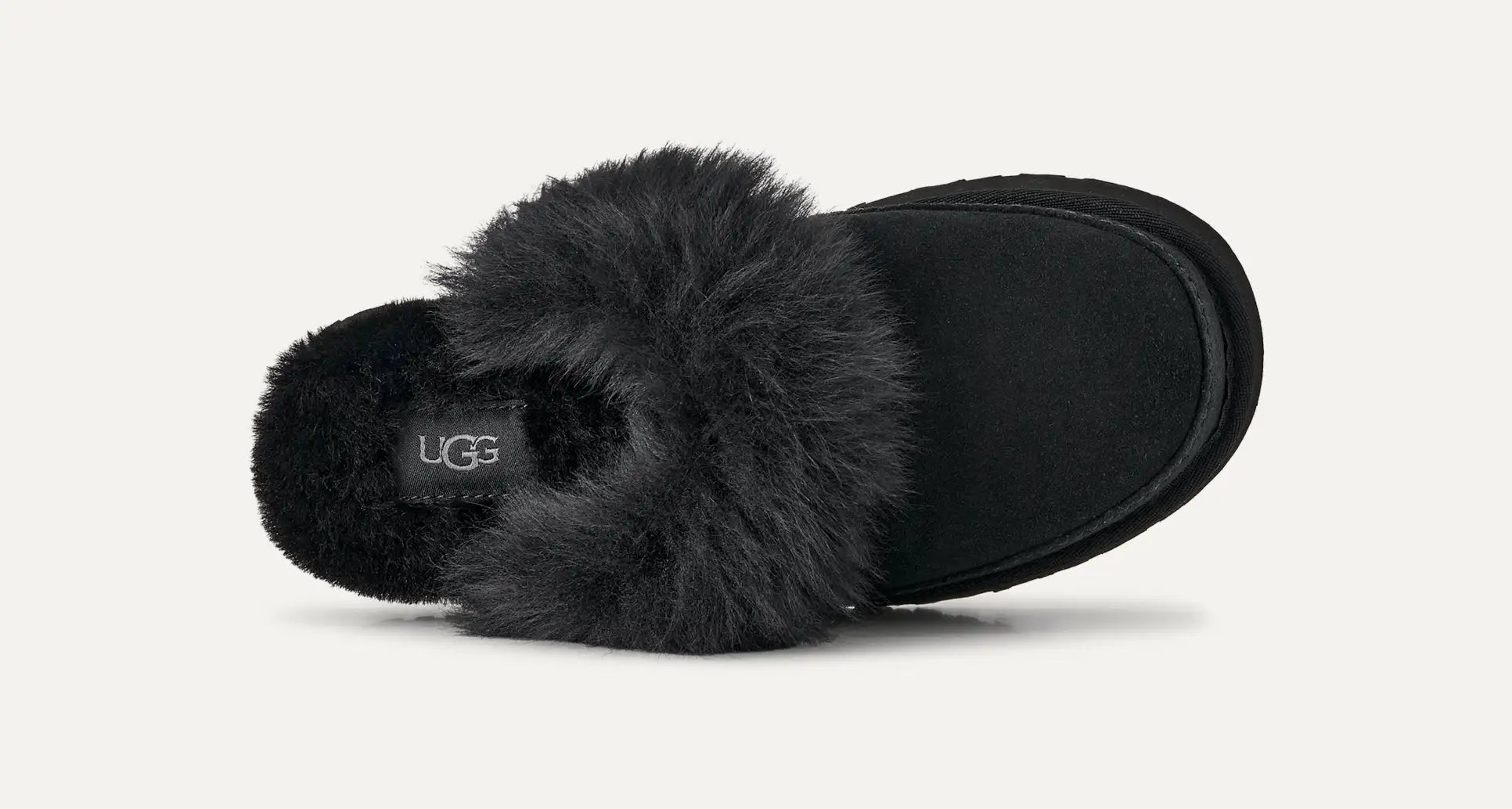 [1173930-BLK] WOMENS UGG DISQUETTE CHALET SLIPPER 'BLACK'