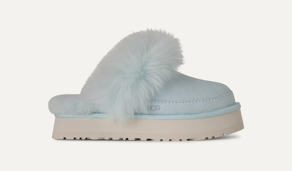 [1173930-REF] WOMENS UGG DISQUETTE CHALET SLIPPER 'REEF BLUE'