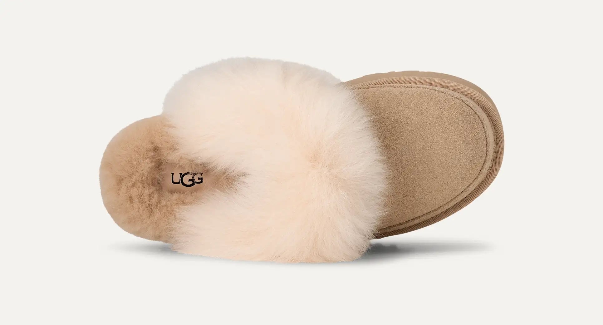 [1173930-SNDCS] WOMENS UGG DISQUETTE CHALET SLIPPER 'SANDCASTLE'