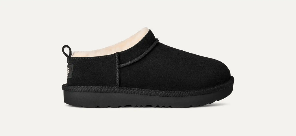 [1174410K-BLK] KIDS UGG CLASSIC MICRO SLIPPER 'BLACK'