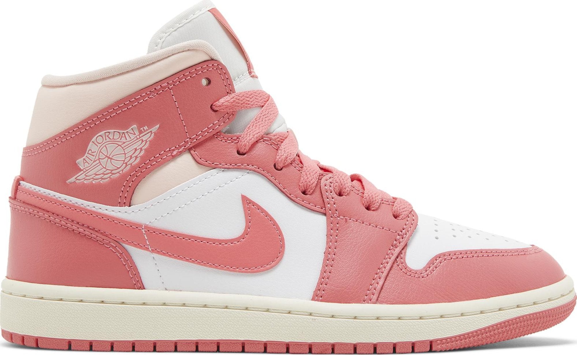 [BQ6472-186] Womens Air Jordan RETRO 1 MID 'STRAWBERRIES AND CREAM'