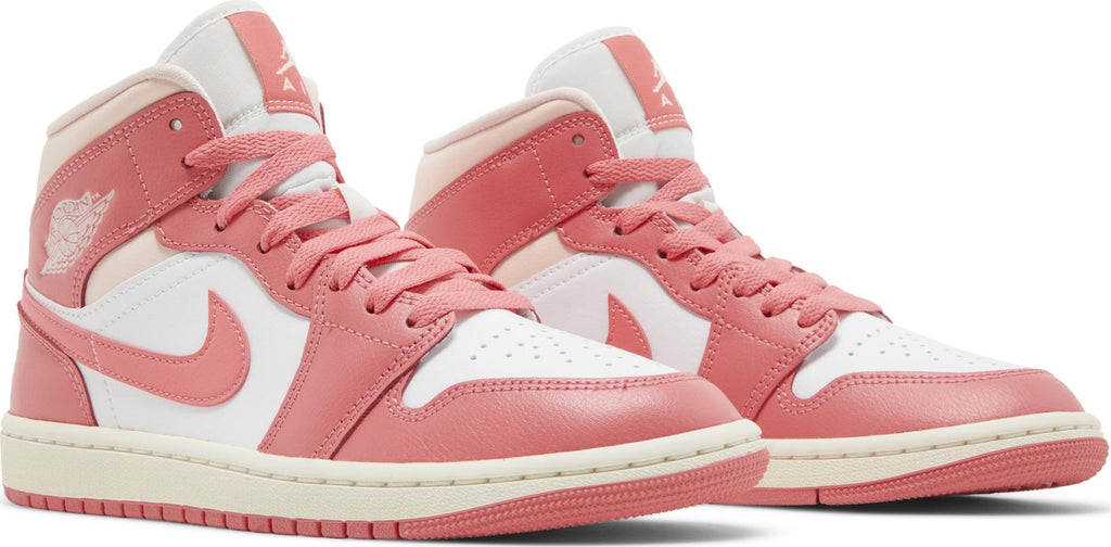 [BQ6472-186] Womens Air Jordan RETRO 1 MID 'STRAWBERRIES AND CREAM'