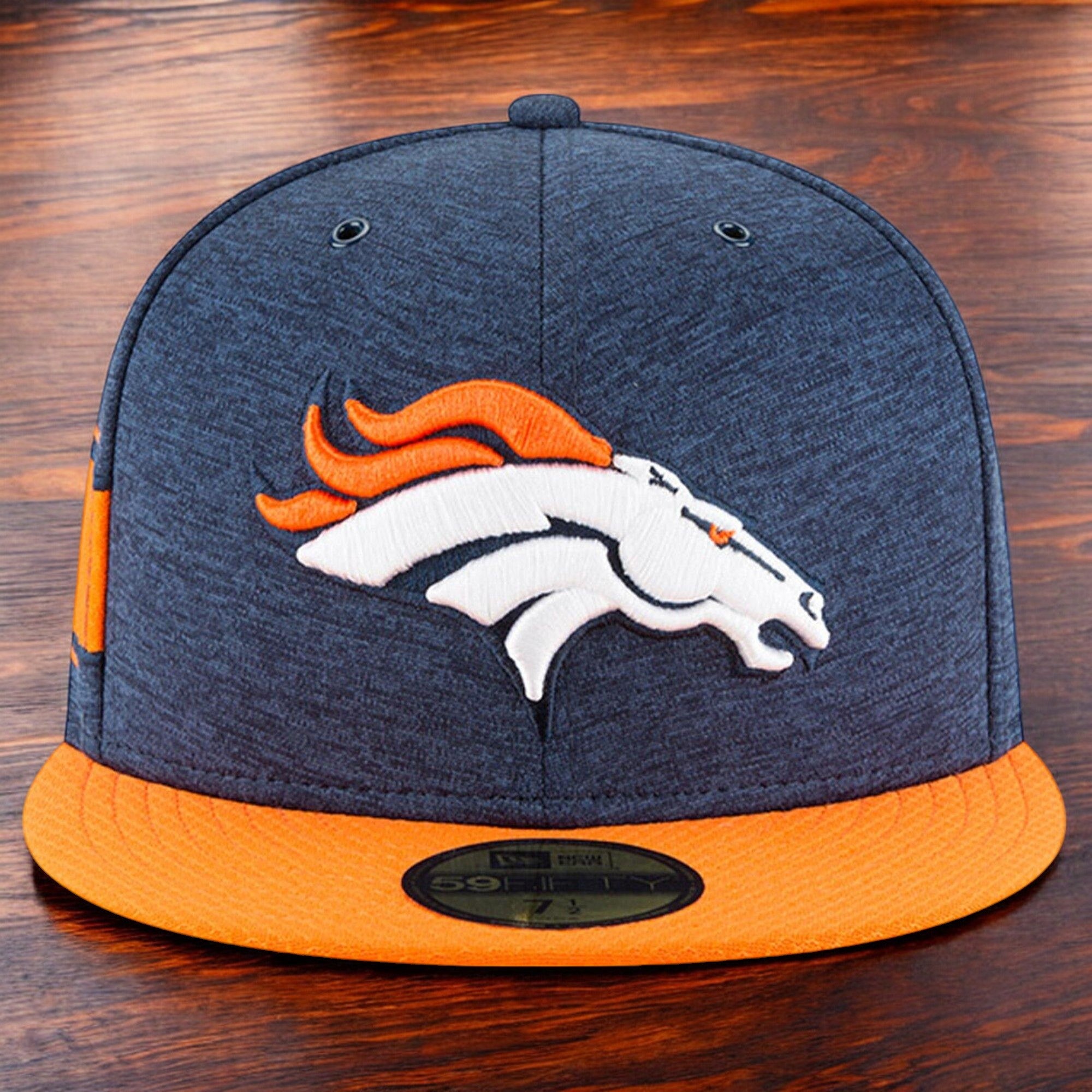 [11763014] Mens New Era NFL 2018 Sideline Home Official 59Fifty Fitted - Broncos