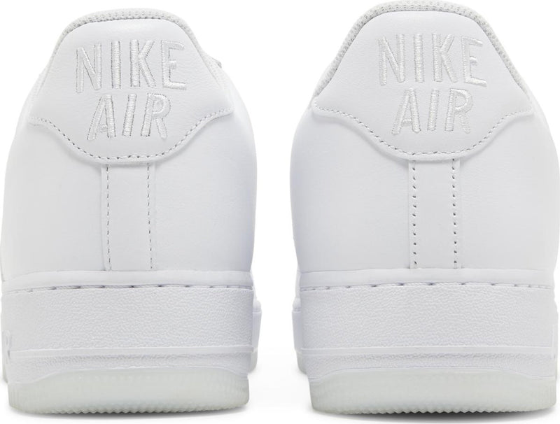 [FN5924-100] Mens Nike AIR FORCE 1 LOW '07 RETRO 'JEWEL SWOOSH TRIPLE WHITE'