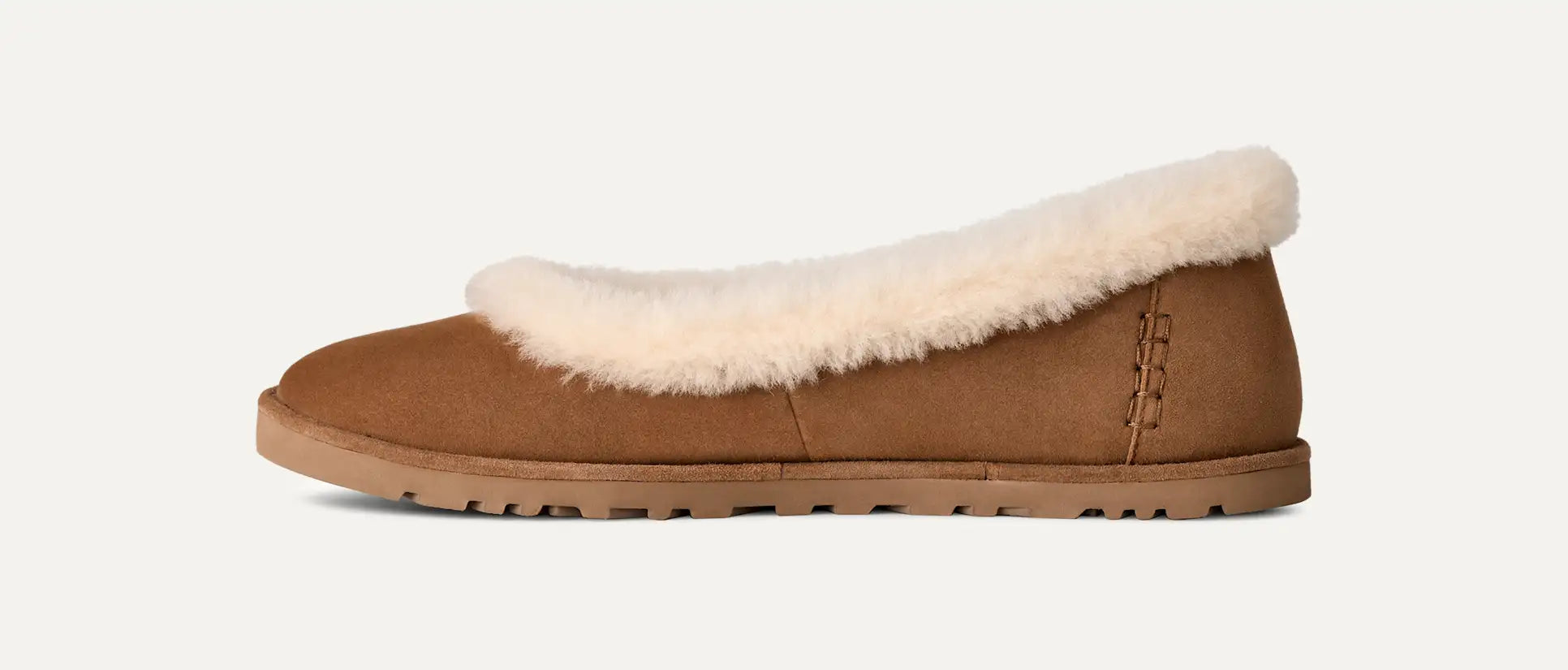 [1178111-CHE] WOMENS UGG ZORA BALLET FLAT 'CHESTNUT'
