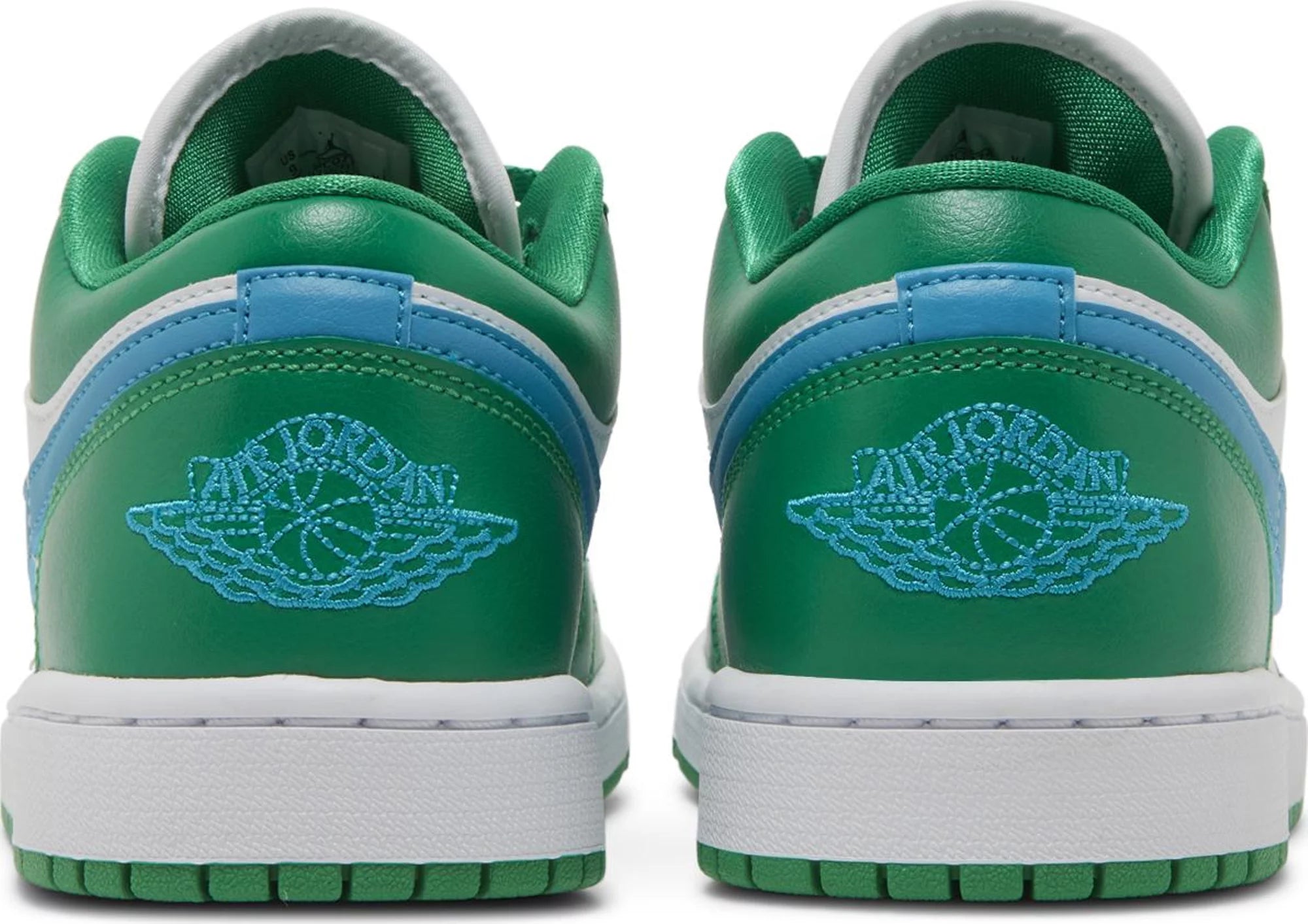 [DC0774-304] Womens Air Jordan Retro 1 Low 'Lucky Green Aquatone'
