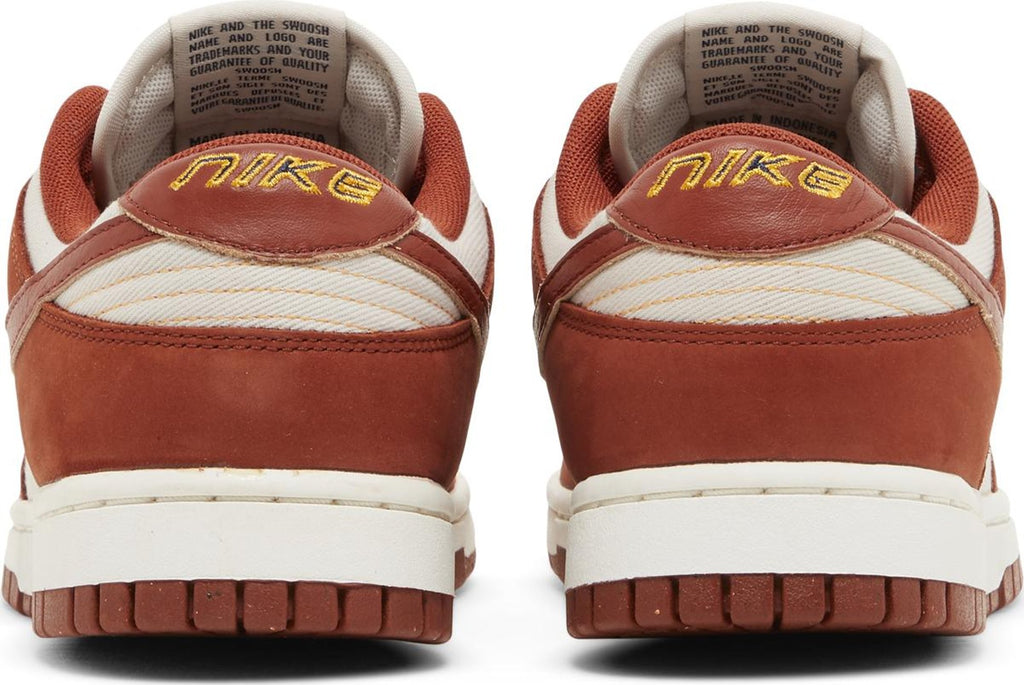 [DZ2710-101] Womens Nike DUNK LOW LX 'LIGHT OREWOOD BROWN RUGGED ORANGE'