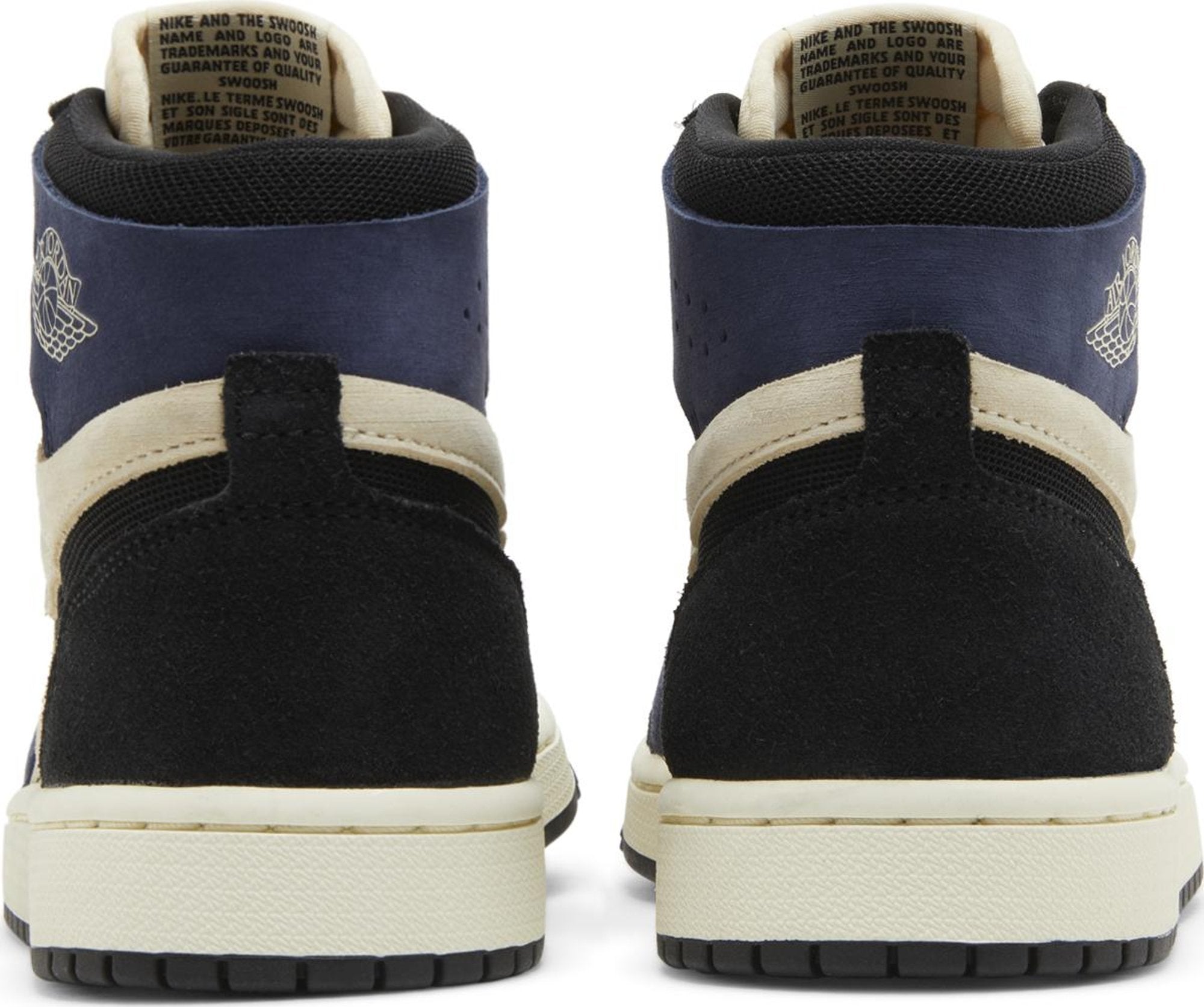 [DV1305-104] Womens Air Jordan RETRO 1 HIGH ZOOM AIR CMFT 2 'MUSLIN BLACKENED BLUE'