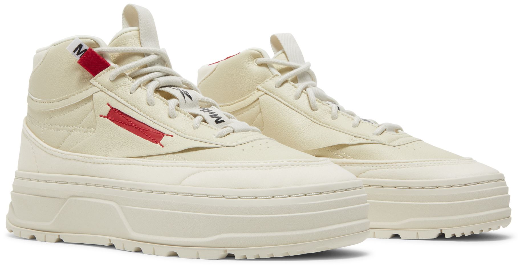 [100061999/HP3406] WOMENS REEBOK CLUB C GEO MID VEGAN