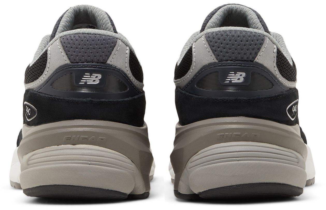 [GC990BK6] GRADE SCHOOL NEW BALANCE FUELCELL 990V6 'BLACK SILVER'