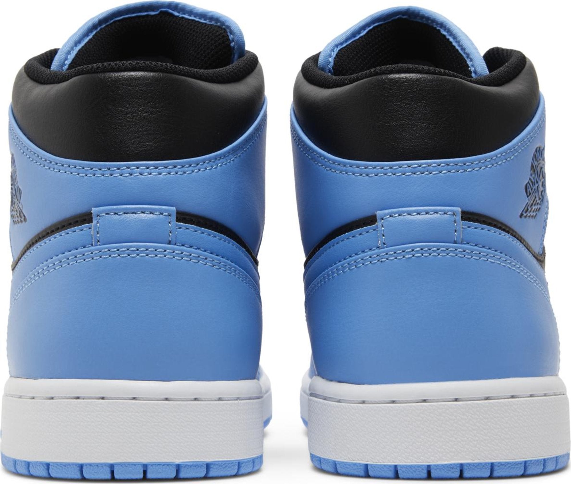 [DQ8426-401] Mens Air Jordan RETRO 1 MID 'UNIVERSITY BLUE BLACK'