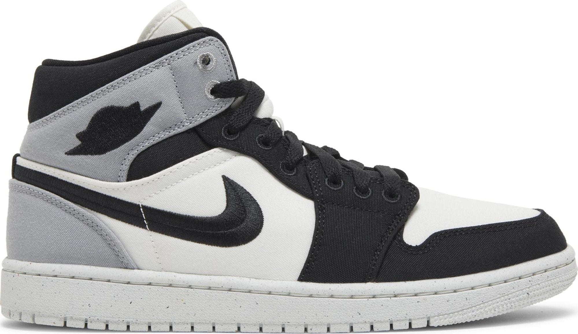 [DV0427-100] Womens Air Jordan Retro 1 Mid SE 'Light Steel Grey'