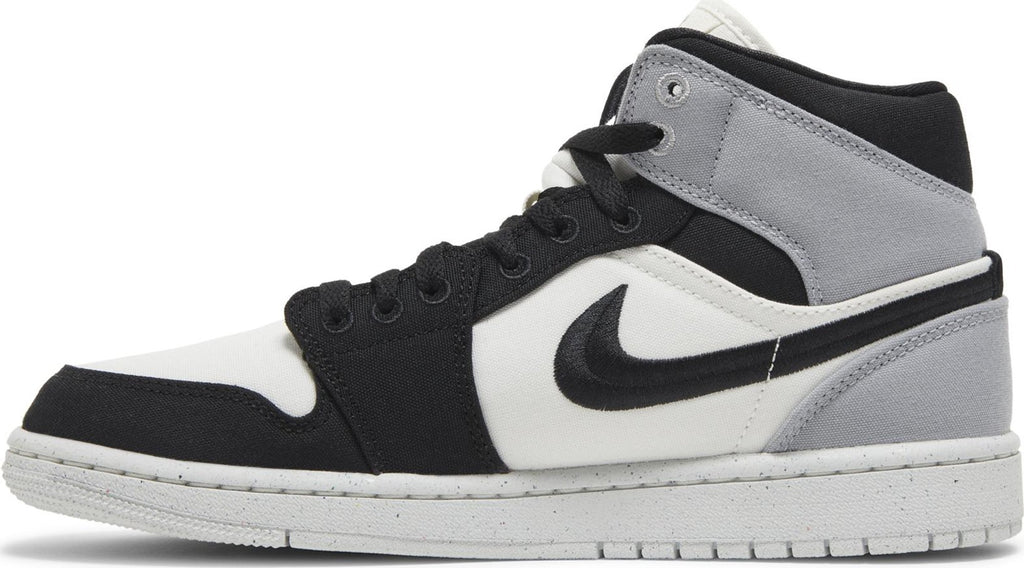 [DV0427-100] Womens Air Jordan Retro 1 Mid SE 'Light Steel Grey'