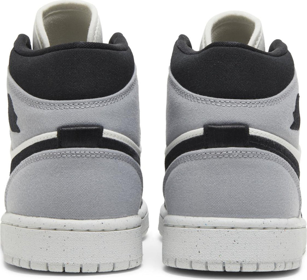 [DV0427-100] Womens Air Jordan Retro 1 Mid SE 'Light Steel Grey'