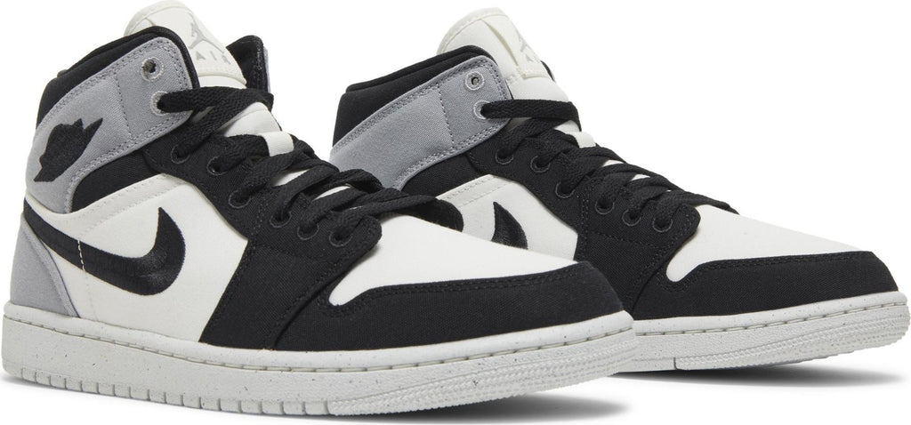 [DV0427-100] Womens Air Jordan Retro 1 Mid SE 'Light Steel Grey'