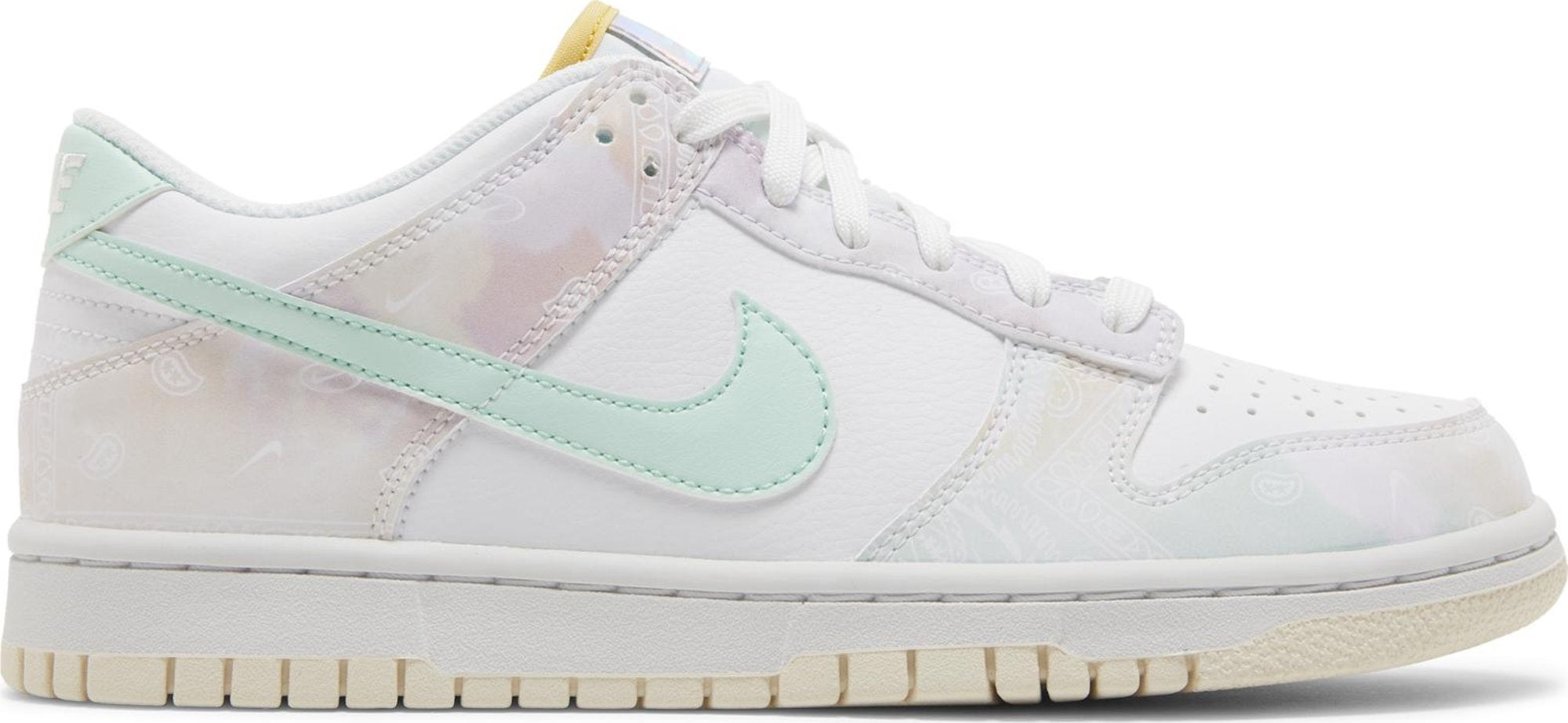 [FJ7707-131] Grade School Nike DUNK LOW 'PASTEL PAISLEY (GS)'