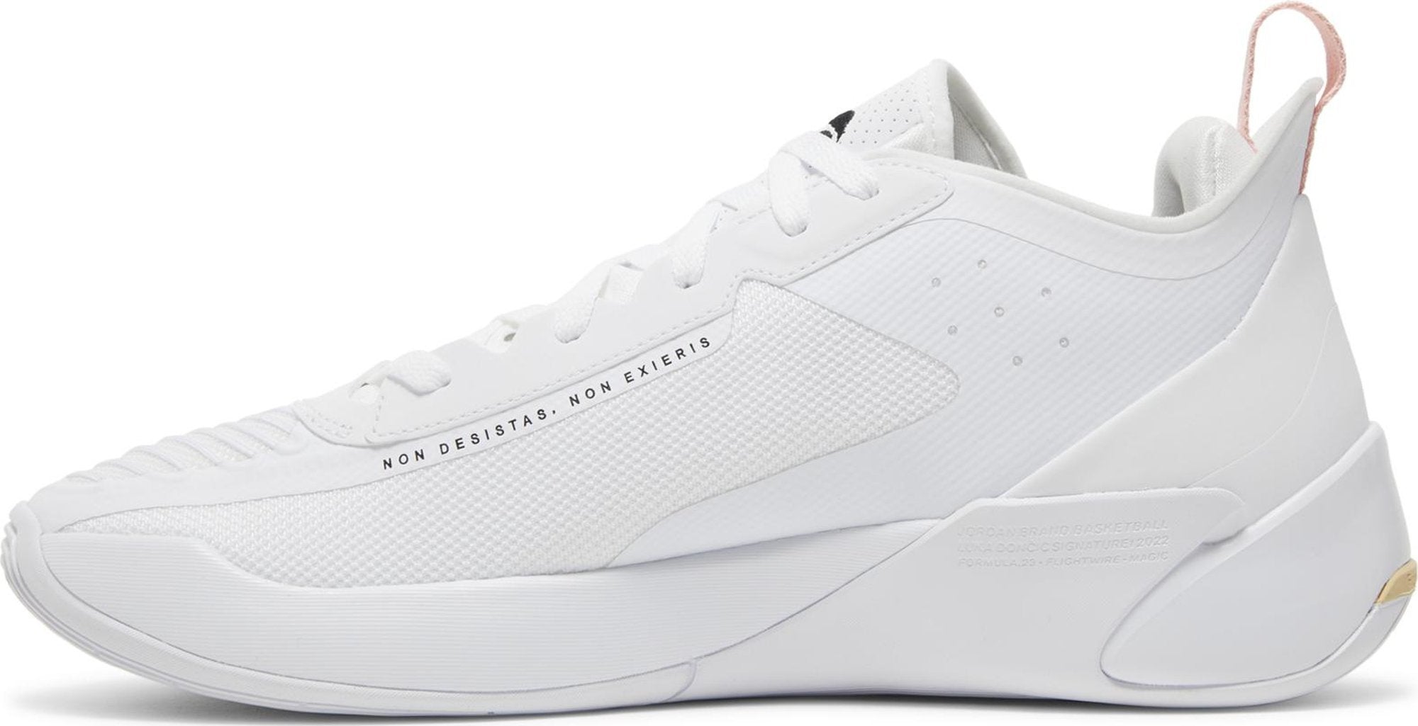 [DN1772-106] MENS AIR JORDAN LUKA 1 'DOG DAD' - WHITE/BLACK/BLEACHED CORAL/SESAME