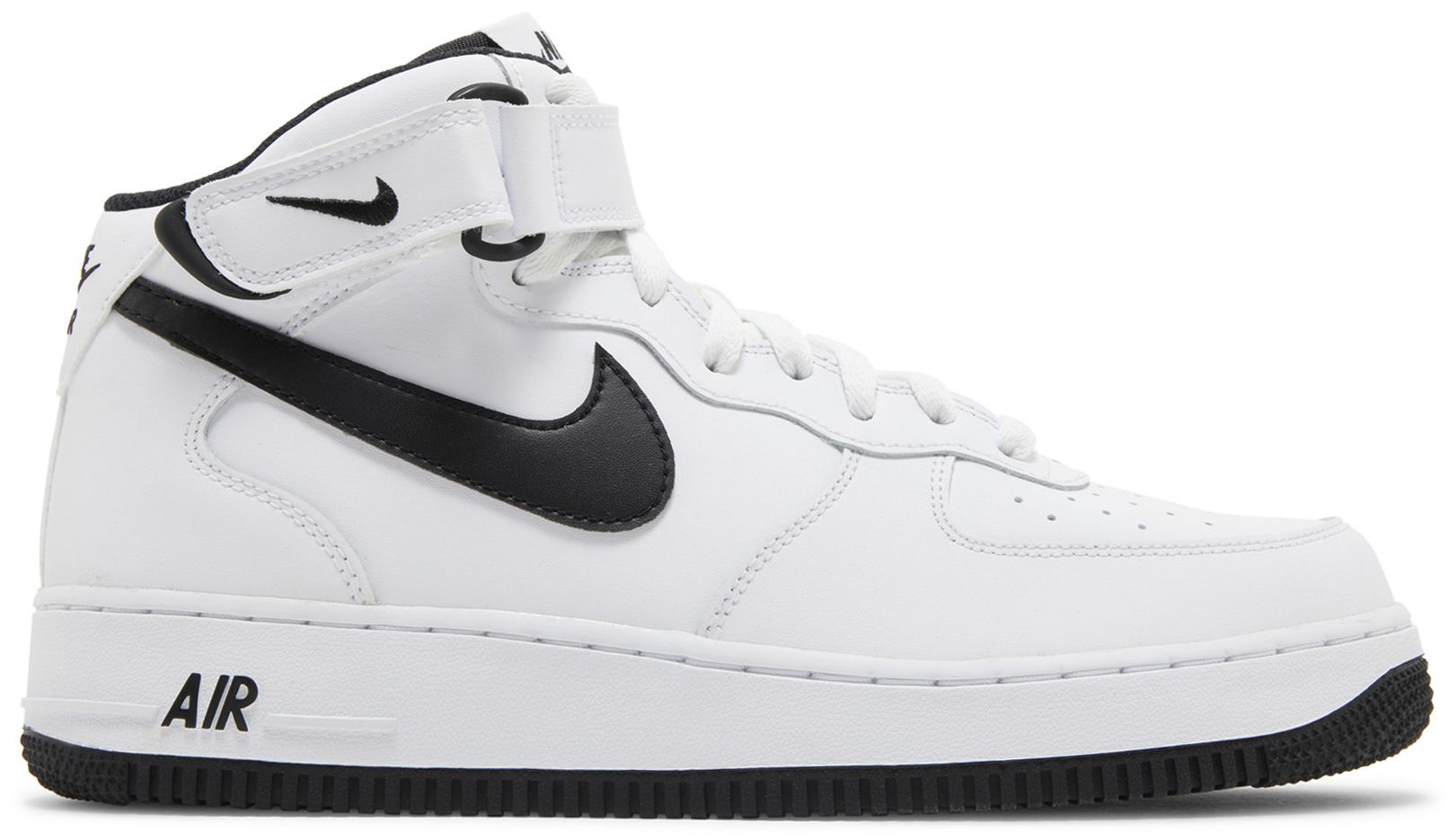[DV0806-101] MENS NIKE AIR FORCE 1 MID 'WHITE BLACK (2023)'