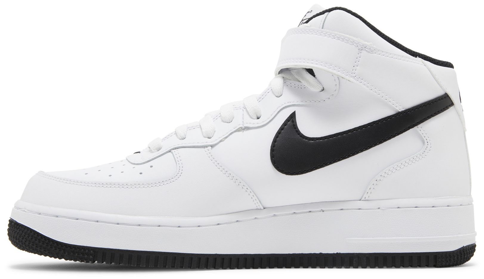 [DV0806-101] MENS NIKE AIR FORCE 1 MID 'WHITE BLACK (2023)'