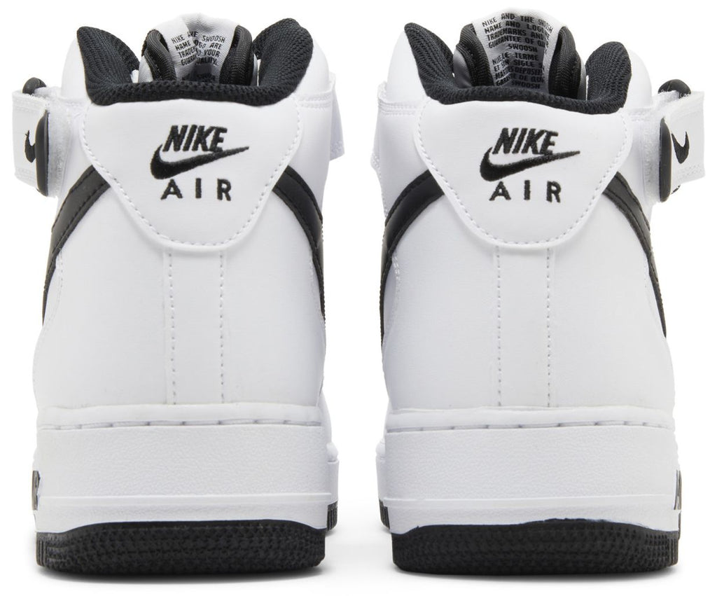 [DV0806-101] MENS NIKE AIR FORCE 1 MID 'WHITE BLACK (2023)'