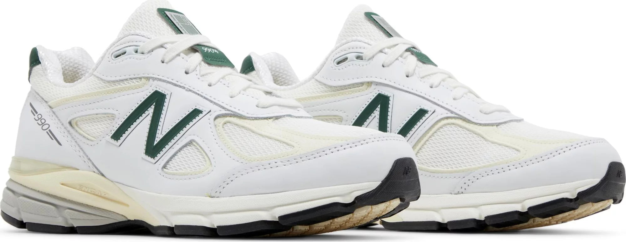 [U990TC4] Mens New Balance 990v4 'MiUSA White Green'