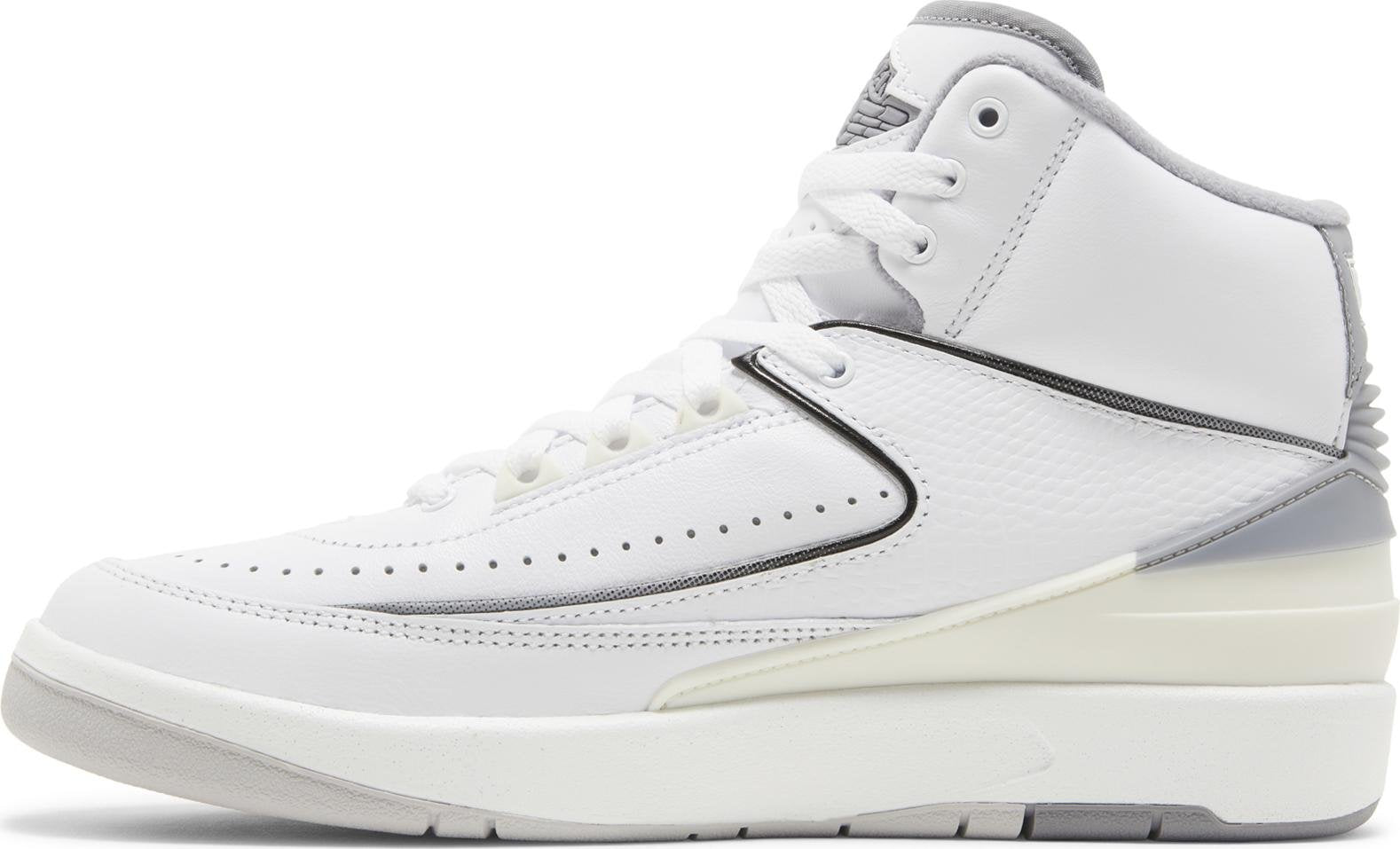 [DQ8562-100] Grade School Air Jordan RETRO 2 'CEMENT GREY (GS)'